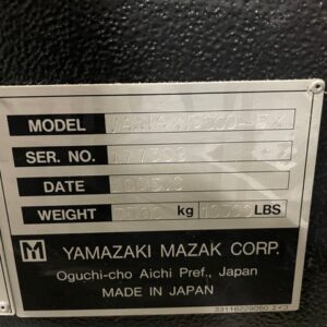 Mazak Variaxis 500-5X 5-Axis CNC 5-axis Vertical Machining Centre